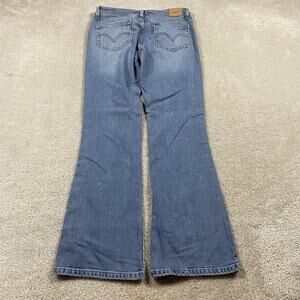 Y2K Levis 518 Jeans Womens 9M Wash Blue Superlow Bootcut Stretch Denim Grunge